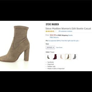 Steve Madden brand new suede booties